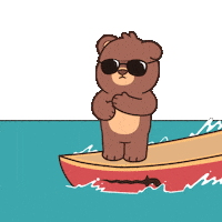 Teddy Bear Dancing Sticker by BEARISH