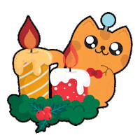 Candle Terrythetiger Sticker by BerjayaTimesSquare