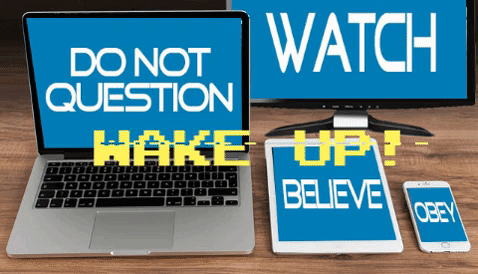 obey wake up GIF by Political Products Online