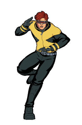 Cyclops Fighting Sticker by Marvel Studios