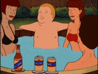 Relaxing King Of The Hill GIF