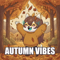 Happy Fall Season GIF by WUFFI