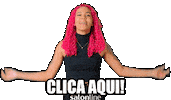 Clica Aqui Click Here Sticker by Salon Line