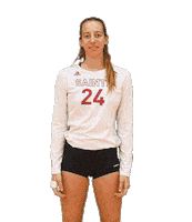 Strong Woman Athlete Sticker by Aquinas Volleyball