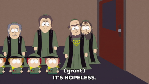 mad jews GIF by South Park 