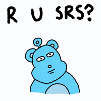 R U Srs Wtf GIF by TEJI