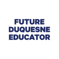 Education Teacher Sticker by Duquesne University