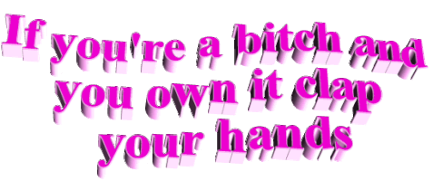 pink 0n-your-knees Sticker by AnimatedText