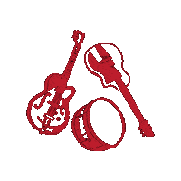 Rock And Roll Sticker by Shook Boys