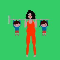 christinazemelka sport fitness kids mother GIF