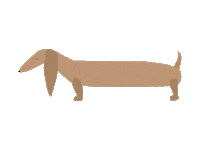 KimRobyn dog dackel hunderettungeuropa Sticker