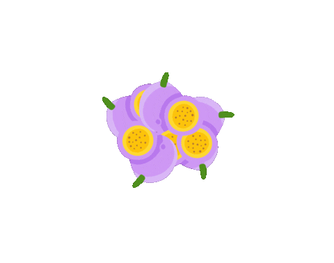 Passion Fruit Sticker by wearhuha