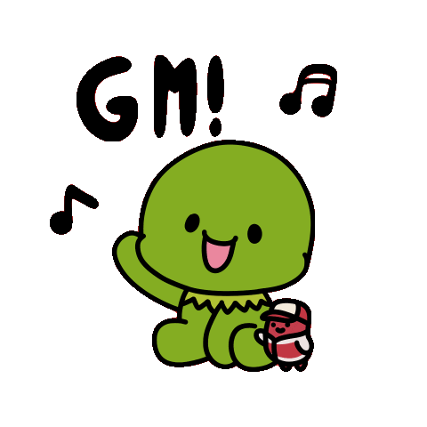 Good Morning Hello Sticker by Kibbi