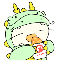 Hungry Chicken Sticker