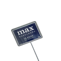 Maxmakelaars te koop maxmakelaars Sticker
