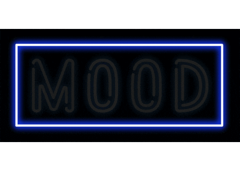 Mood Neon Sticker by AllWriteByMe