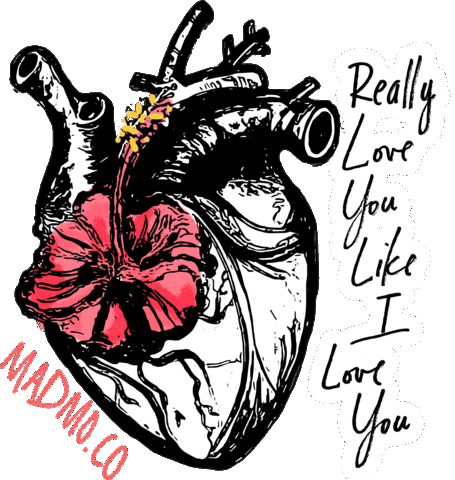 i love you anti-suicide Sticker by madmo.co