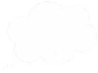 白 吹き出し Sticker