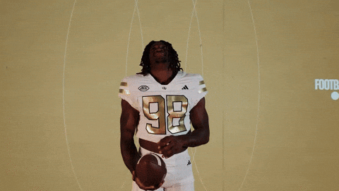 Georgia Tech Football Sport GIF by Georgia Tech Yellow Jackets