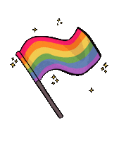 rodrigofalco01 rainbow gay lgbt flag Sticker