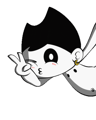 Ghost Hello Sticker