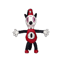 Toby Sticker by Gary Baseman