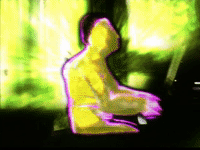 MFDtheArtist trippy crazy weird colors GIF