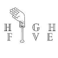MEINEJUNGS high five highfive meinejungs meine jungs Sticker