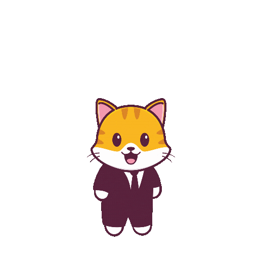When I See You Cat Sticker by CATECOIN