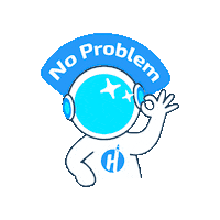 Happy No Problem Sticker by Hodlnaut
