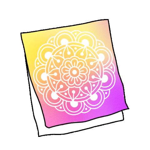 Colores Mandala Sticker