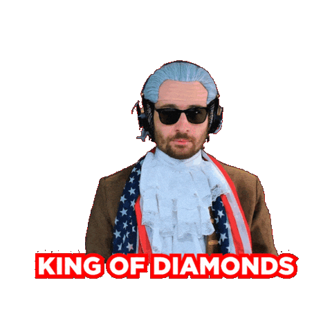 King Diamond Drawing Sticker