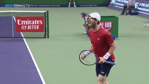 Happy Pumped Up GIF by Tennis TV