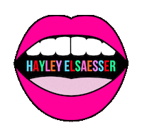 lips speak Sticker by Hayley Elsaesser