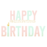 Happy Birthday Sticker