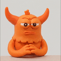 Mad Blank Face GIF by Momo & Tulus