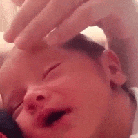 mother touch GIF