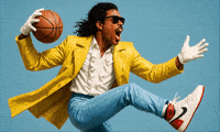 Basketball 80S GIF by Jukebox Saints