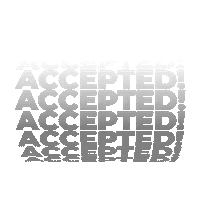 Happy I Got In Sticker by Crimson Education