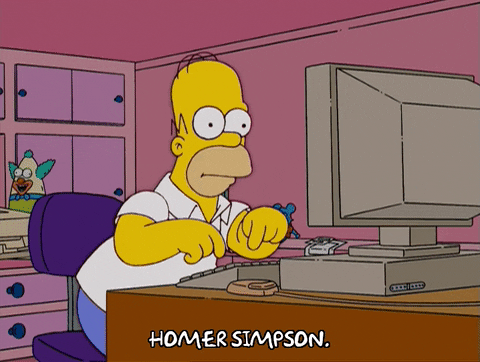 talking homer simpson GIF