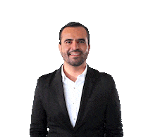 Coach Pointing Up Sticker by Isaac Burguette