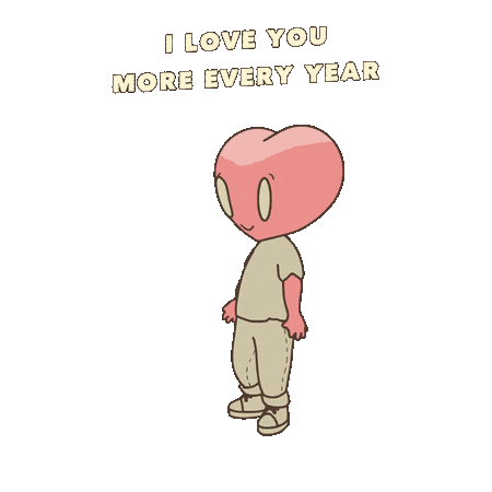 I Love You Heart Sticker by LT3 Creations