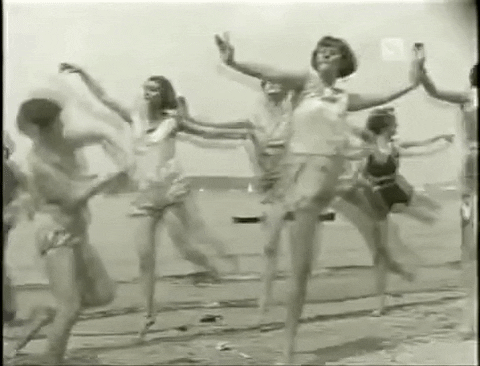 black and white 1920s GIF by Ari Spool, Community Curator