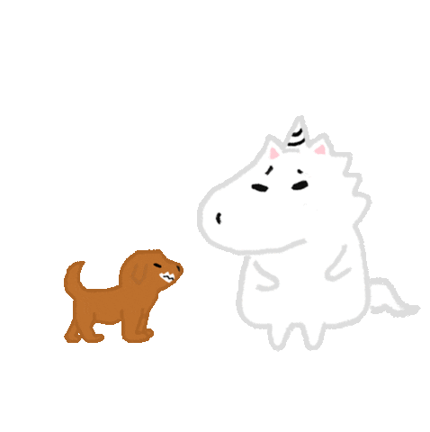 Leave Cu Sticker by Creative Unicorn