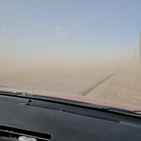 Fierce Winds Whip Up Dust and Reduce Visibility
