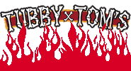 Tubbytoms hot fire bbq tom Sticker