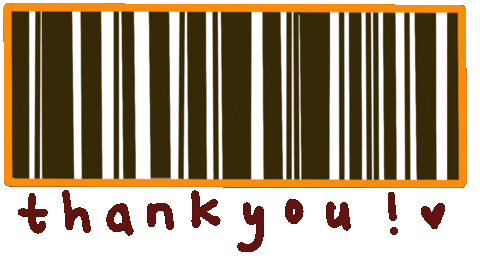 Mood Thank You Sticker by Regina Awang