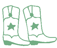 Cowboy Creatief Sticker by Bibelotte