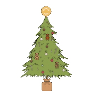 Holiday Sunniesface Sticker by Sunnies Studios