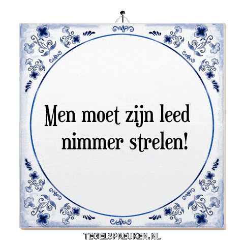 Nl Hoop Sticker by Tegelspreuken.nl